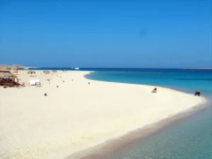 Paradise Island Hurghada Ausflug Buchen - Blick auf den Strand und das Meer