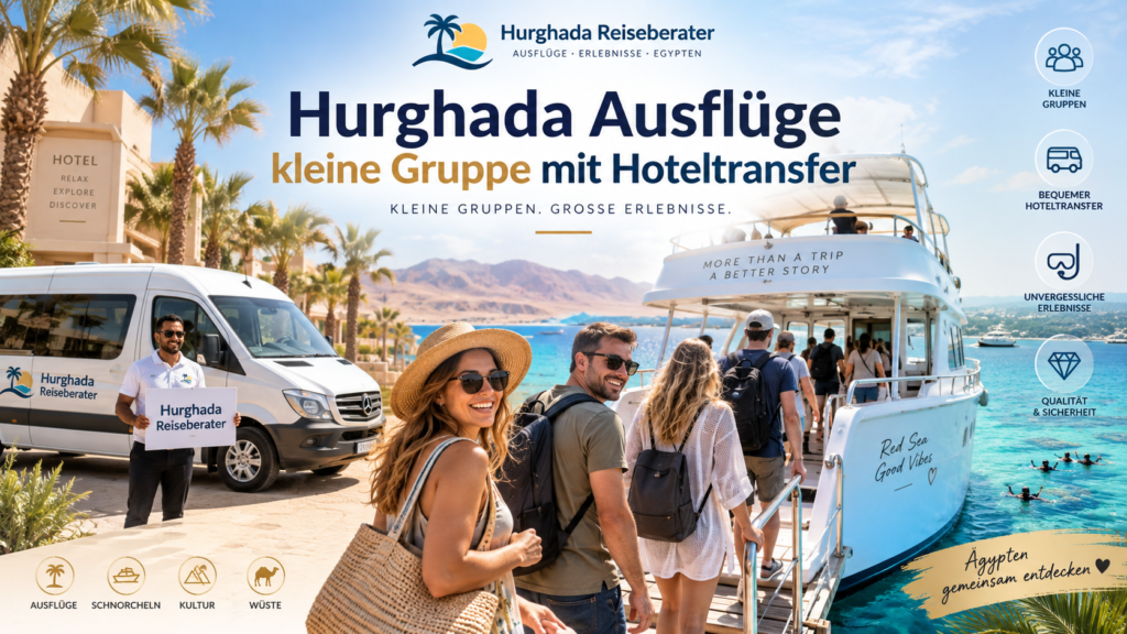 Hurghada Ausflüge kleine Gruppe mit Hoteltransfer