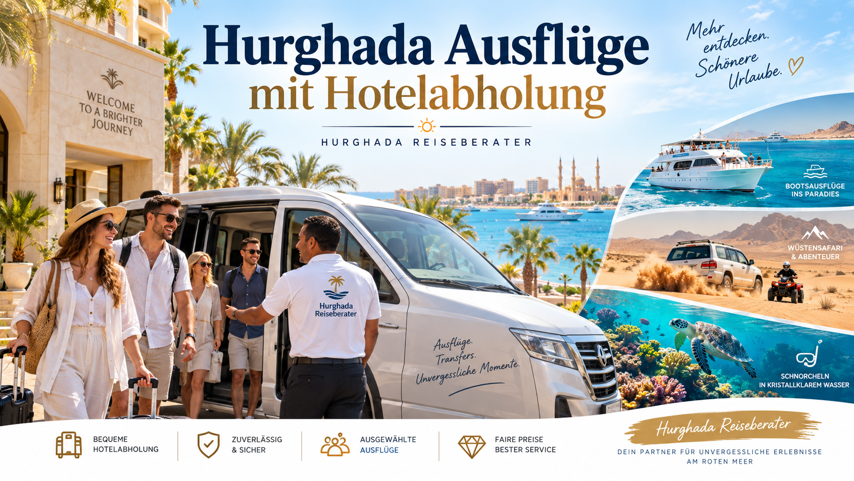 Hurghada Ausflüge mit Hotelabholung