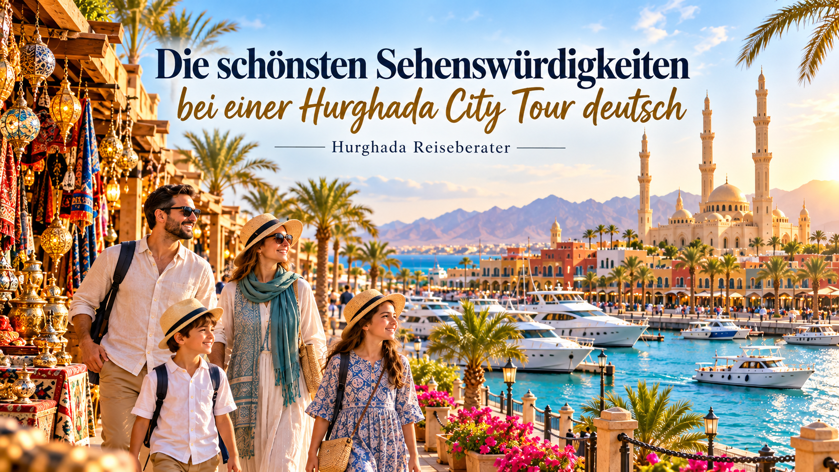 Die schönsten Sehenswürdigkeiten bei einer Hurghada City Tour deutsch